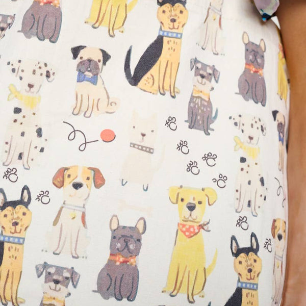 COLORFUL MULTI DOG TOTE BAGS