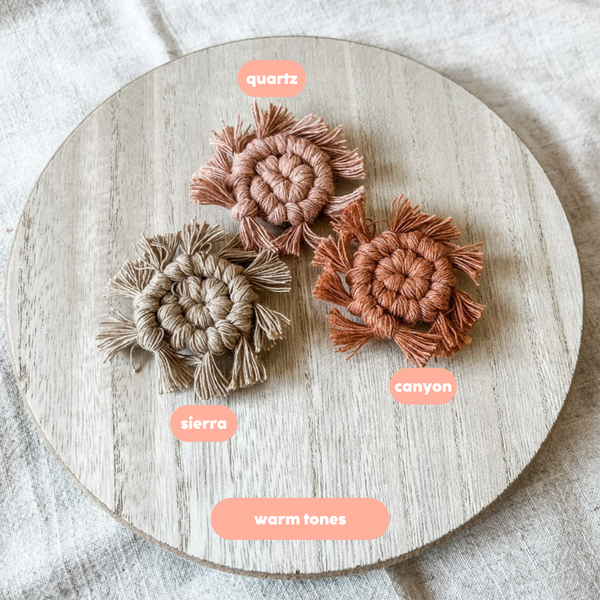 Mini magnets | macrame magnets