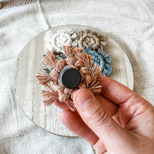 Mini magnets | macrame magnets