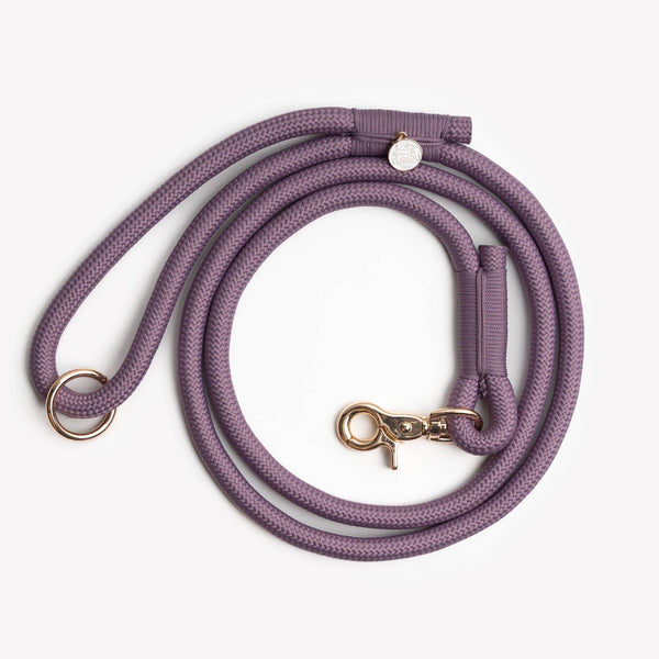 'Lilac' - Braided Rope Leash