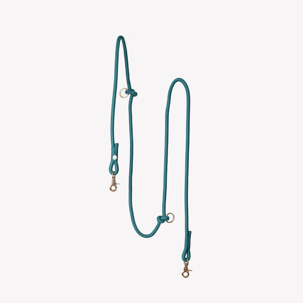'Blue' - Hands Free Dog Braided Rope Leash
