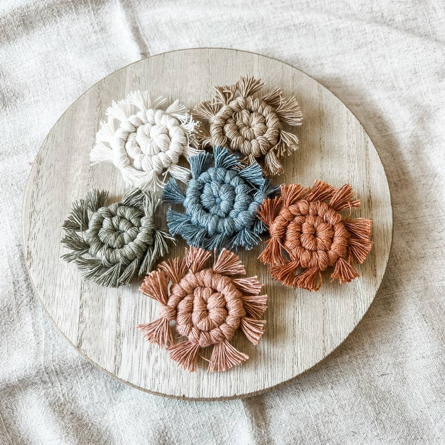 Mini magnets | macrame magnets