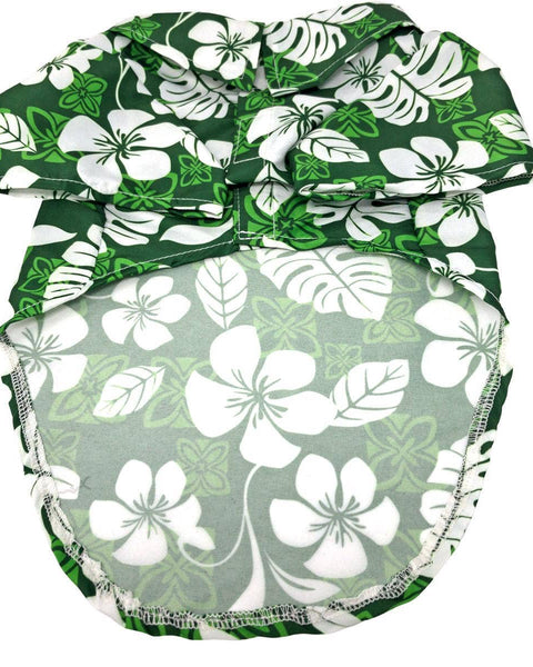 Hawaiian Camp Shirt - Tropical Green