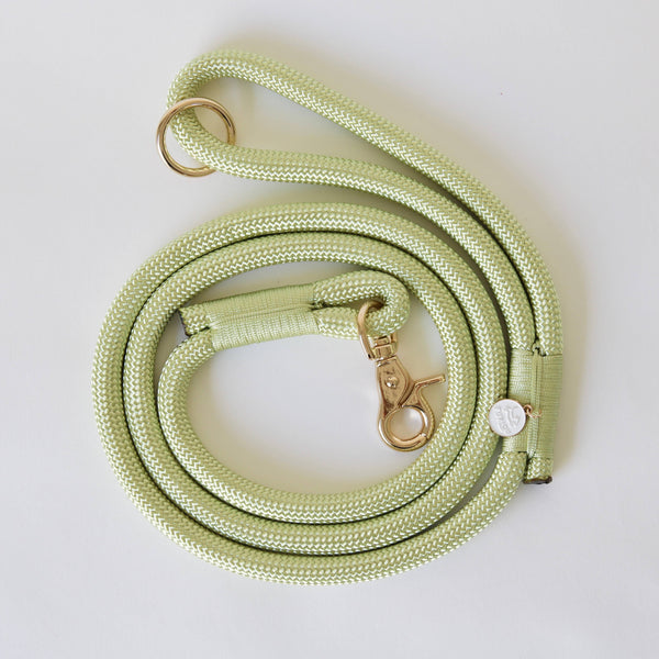 'Lime Green' - Braided Rope Leash