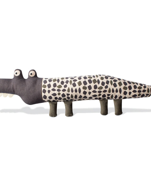 Canvas Dog Toy Croc My World