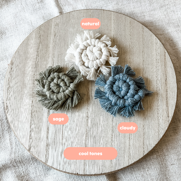 Mini magnets | macrame magnets